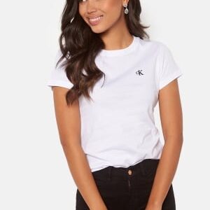 Calvin Klein Jeans CK Embroidery Slim Tee White L