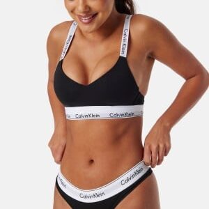 Calvin Klein Light Lined Bralette Black S