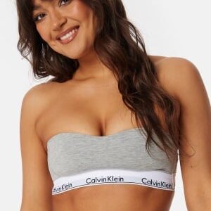 Calvin Klein Lightly Lined Bandeau Grey XL