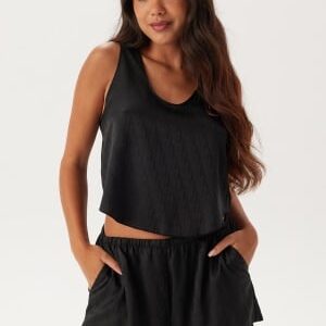 Calvin Klein Tank Short Set Sol Holiday Shine Black M