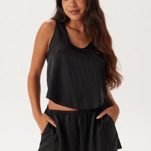 Calvin Klein Tank Short Set Sol Holiday Shine Black S