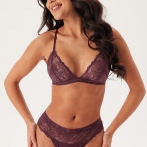 Calvin Klein Underwear Top And Brief Gift Set Ver Mauve Wine S