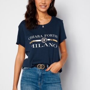 Chiara Forthi Short Sleeve Tee Navy XS