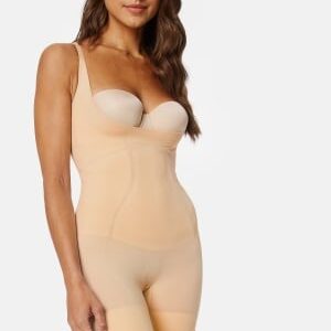 DORINA Absolute Sculpt Seamless Open Bust Romper BE0001-Beige S