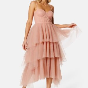 Elle Zeitoune Mason Bustier Dress Rose M (UK12)