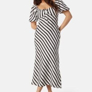 FOREVER NEW Stripe Midi Dress Royston Stripe 42