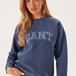 GANT Arch C-neck Sweat Prussian Blue XS