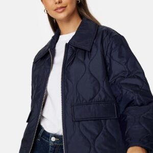 GANT Quilted Collored Jacket Evening Blue L