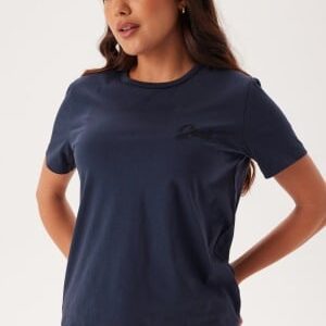 GANT Reg Script Ss T-shirt Evening Blue S