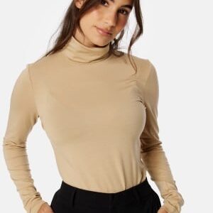 GANT Slim LS Turtleneck 248 Dark Khaki XL