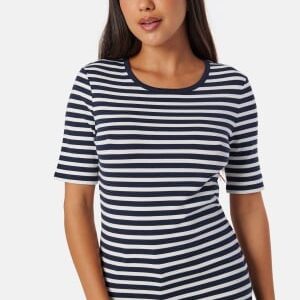 GANT Slim Striped Ribb T-Shirt Evening Blue XXL