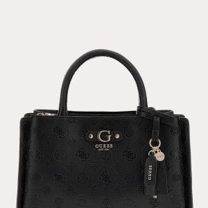 Guess Gerty Girlfriend Satchel Black Onesize