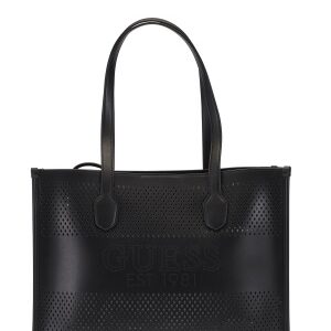 Guess Katey Perf Tote Black One size