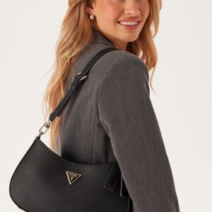 Guess Noelle Top Zip Shoulder Bag Black Onesize