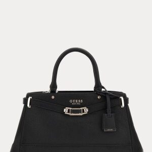 Guess Silvye Luxury Satchel Black Onesize