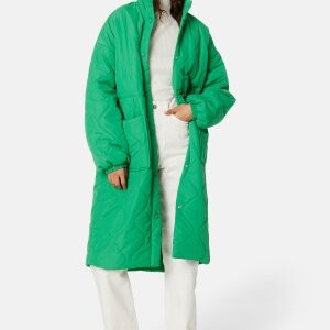 Happy Holly Alma Quilted Coat Green 32/34