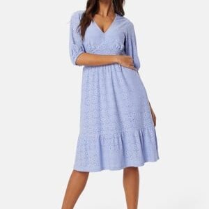 Happy Holly Broderie Anglaise Dress Dusty blue 40/42