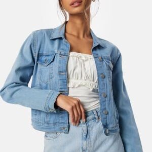 Happy Holly Lottie Denim Jacket Light blue 34