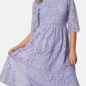 Happy Holly Madison lace dress Light lavender 36