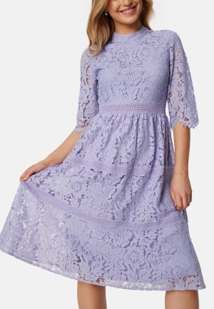 Happy Holly Madison lace dress Light lavender 36