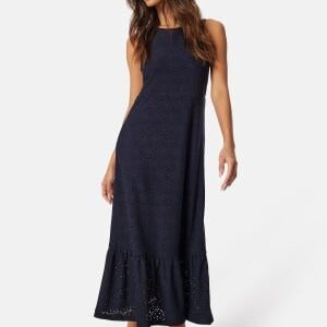 Happy Holly Broderie Anglaise Dress Navy 40/42