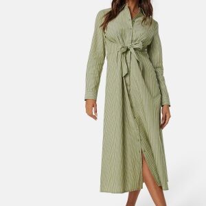 Happy Holly Nelinda Cotton Shirt dress Striped 48/50