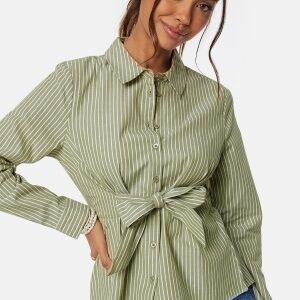 Happy Holly Nelinda Cotton Shirt Striped 44/46