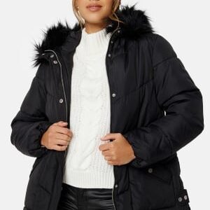 Happy Holly Nilla Padded Jacket Black 36/38