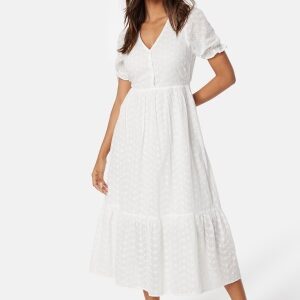 Happy Holly Broderie Anglaise Dress White 44/46