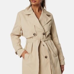 Happy Holly Pamela Trenchcoat Light beige 36/38