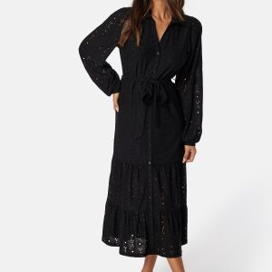 Happy Holly Sabina Long Sleeve Dress Black 32/34