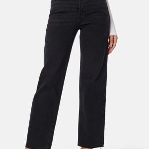 Happy Holly High Straight Ankle Jeans Black denim 46