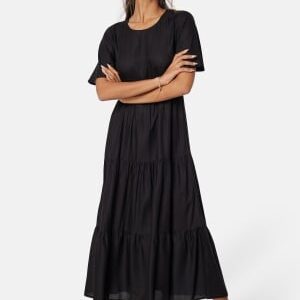 Happy Holly Tris Butterfly Sleeve Dress Black 36/38