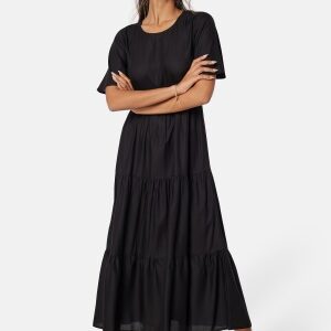 Happy Holly Tris Butterfly Sleeve Dress Black 32/34