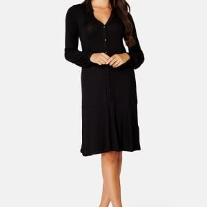 Happy Holly Viola button dress Black 36/38