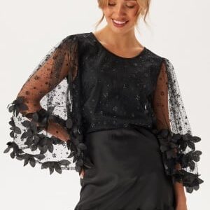 Ida Sjöstedt Carisma Top Black/BLACK GLITTERLACK GLITTE 36