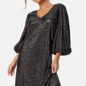 Ida Sjöstedt Giovanna Dress Dark Brown Glimmer 38