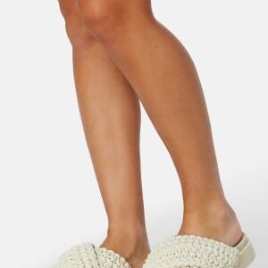 INUIKII Slipper Woven 101 White 36