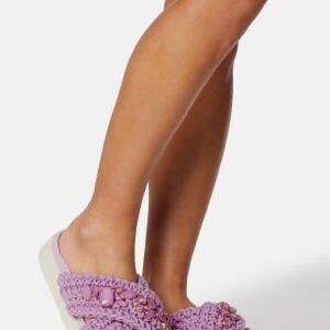 INUIKII Slipper Woven Stones Purple 38