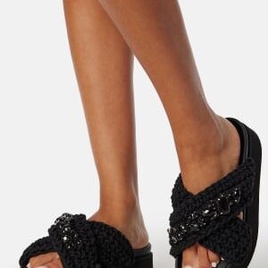 INUIKII Woven Stones Platform Black 40