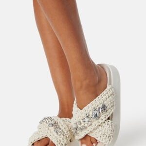 INUIKII Woven Stones Platform White 37