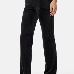 Juicy Couture Del Ray Classic Velour Pant Black S