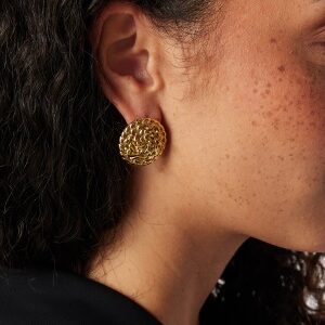 BY JOLIMA Miami Earring GO Gold Onesize