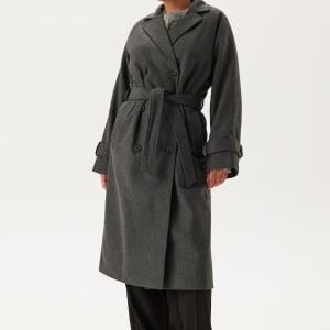 Object Collectors Item Keily L/S Coat Dark Grey Melange 40