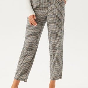 Object Collectors Item Lisa Slim Pant Sandshell Checks:Morel/bering  36