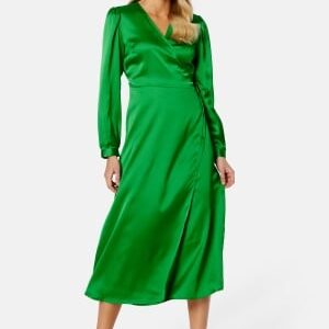 Object Collectors Item Naya L/S Wrap Dress Fern Green 36