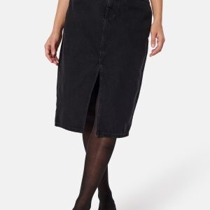 Object Collectors Item Objharlow Midi Denim Skirt Black XS