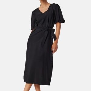 Object Collectors Item Objjacira 2/4 V-neck dress Black 44