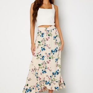 Object Collectors Item Paree HW Maxi Skirt Sandshell AOP: Flowe 42