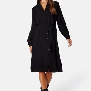 Object Collectors Item Seline L/S Shirt Dress Black 36